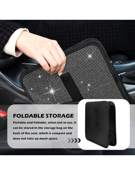 Basurero para Auto YGDMD Plegable Blanco 22.8x22.8 cm