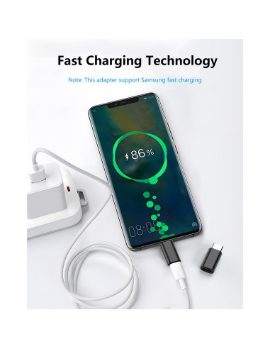 Adaptador Lightning a USB C FQSH 27W Carga Rápida - Paquete de 2