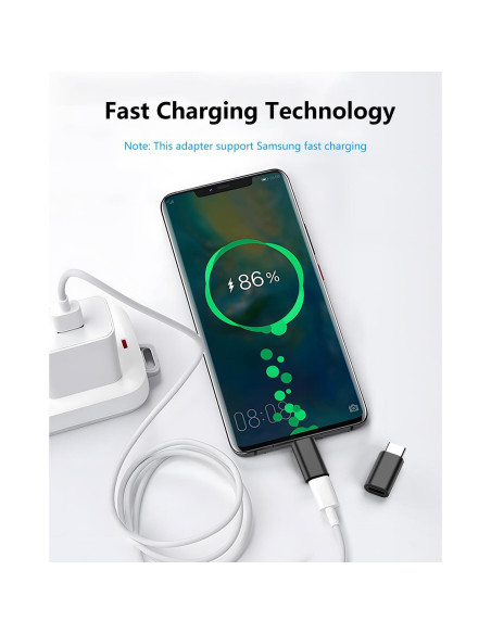 Adaptador Lightning a USB C FQSH 27W Carga Rápida - Paquete de 2 Adaptador Lightning a USB C FQSH 27W Carga Rápida - Paquete de 2