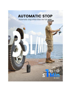 Compresor de Aire Portátil Lamicall VHEP03 150 PSI Batería 2