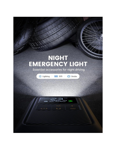 Compresor de Aire Portátil Lamicall VHEP03 150 PSI Batería