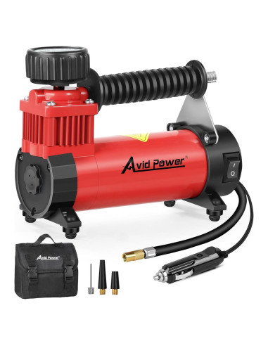 Compresor de Aire Portátil 12V AVID POWER ACAP280 - Inflado Rápido
