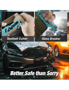 Cuchillo Plegable FLISSA Azul 9 cm Hoja Acero Inoxidable EDC 2