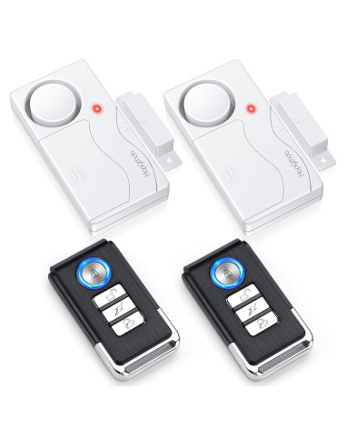 Alarma de Puerta HAPYTHDA con Control Remoto - Paquete de 2