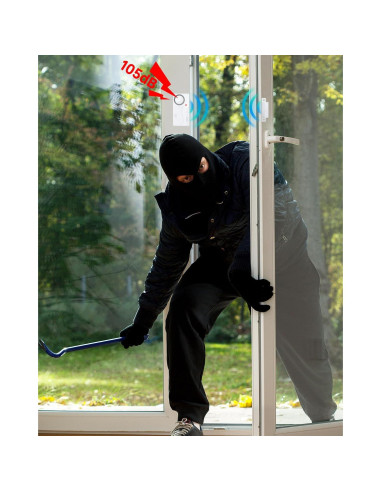 Alarma de Puerta HAPYTHDA con Control Remoto - Paquete de 2