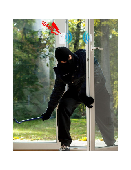 Alarma de Puerta HAPYTHDA con Control Remoto - Paquete de 2