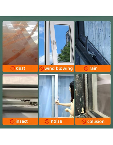 Sello de Puerta con Burlete Aislante Fjzoys 5.03m Gris