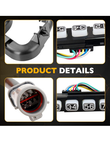 Actuador de Teclado Sin Llave Gledewen AL3Z-14A626-AA para Ford F-150 2009-2014