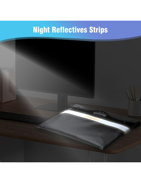 Bolsa Documentos Ignífuga Uawsyut 36.3x28.4cm con Cerradura