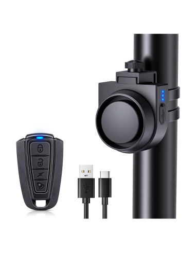 Alarma Inalámbrica Antirrobo Onvian A2 115dB para Bicicleta