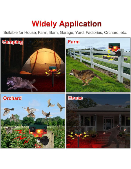 Alarma de Seguridad Solar WONFAST con Sensor de Movimiento 360