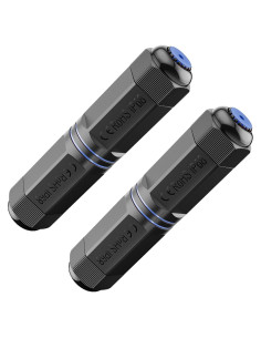 Paquete de 2 Acopladores RJ45 Impermeables Cat6 LEENUE