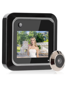 Visor de Puerta Inteligente Zetiling 2.4" Pantalla LCD HD