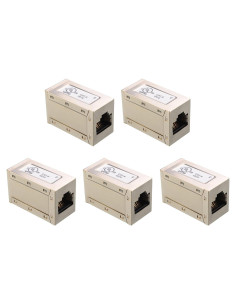 Acopladores Ethernet Cat 6A Cable Matters 5 Piezas Femenino