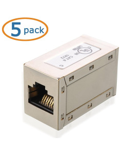 Acopladores Ethernet Cat 6A Cable Matters 5 Piezas Femenino 2