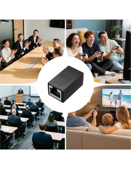 Acoplador Ethernet RJ45 Hembra a Hembra Dirvcp - 4 Pcs 1000Mbps