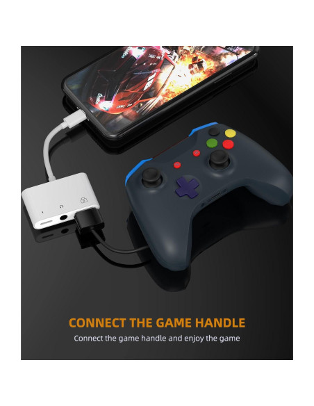 Adaptador 3 en 1 Zoyuzan Lightning a 3.5mm y USB OTG para iPhone