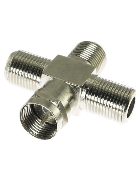 Divisor coaxial 4 vías E-excepcional para TV y satélite