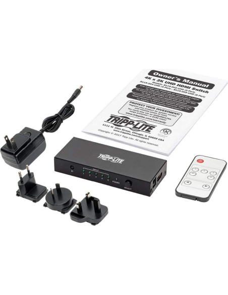 Interruptor HDMI 5 Puertos Tripp Lite B119-005-UHD 4K 60Hz