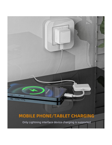 Adaptador 3 en 1 Zoyuzan Lightning a 3.5mm y USB OTG para iPhone