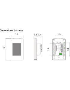 Termostato Programable de Suelo Eléctrico Radiant Pro WiFi 2