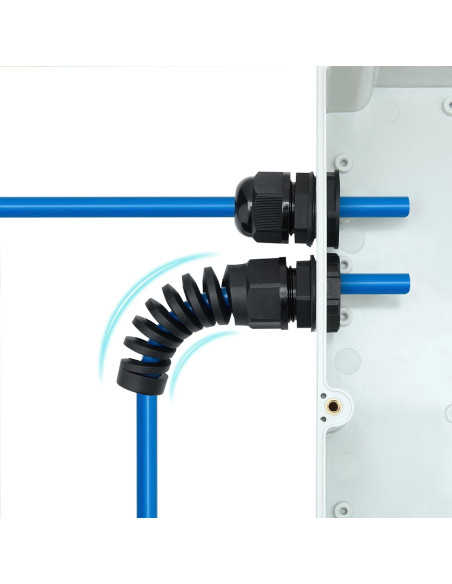 Paquete de 10 Pasacables Impermeables Aandxmok NPT 1/2"