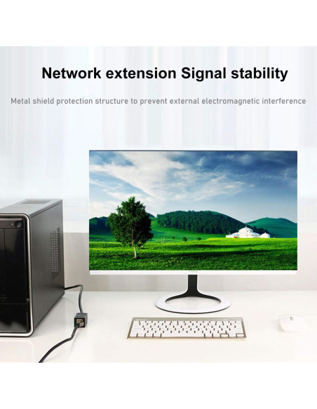 Adaptador RJ45 hembra a hembra Pasow - Paquete de 5