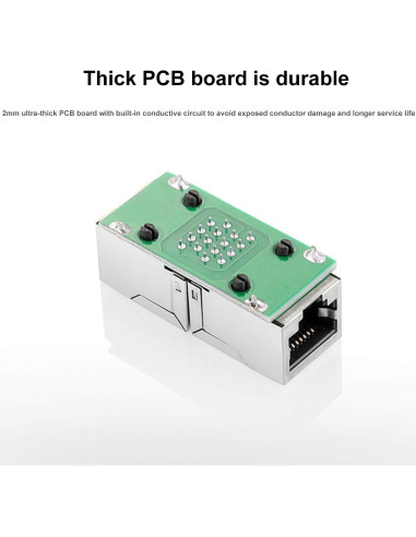 Adaptador RJ45 hembra a hembra Pasow - Paquete de 5