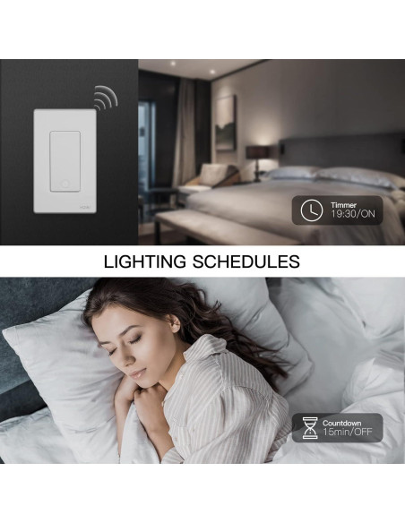 Interruptor Inteligente Zigbee 1 Gang MOES, Control Remoto, Compatible con Alexa