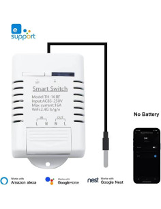 Interruptor Remoto Inalámbrico Yitouniu TH16 16A WiFi Control Temperatura 2