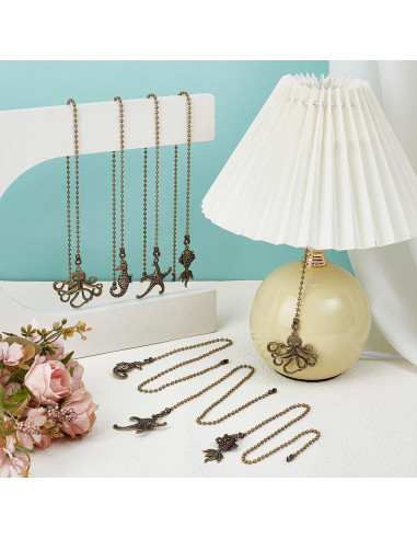 Cadena de Tirar para Ventilador de Techo BENECREAT 4 Estilos