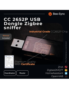 Adaptador USB ZigBee 3.0 Bee-Sync para Hogar Inteligente 2