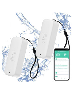 Higrómetro Termómetro Inteligente PHOVOLT IP65 2 Paquete