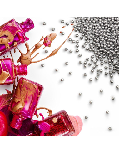 Bolas de Mezcla de Pintura PAGOW 400pcs Acero Inoxidable 3mm