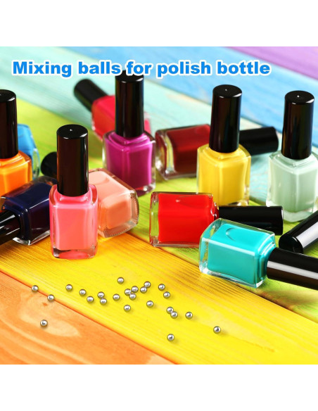 Bolas de Mezcla de Pintura PAGOW 400pcs Acero Inoxidable 3mm