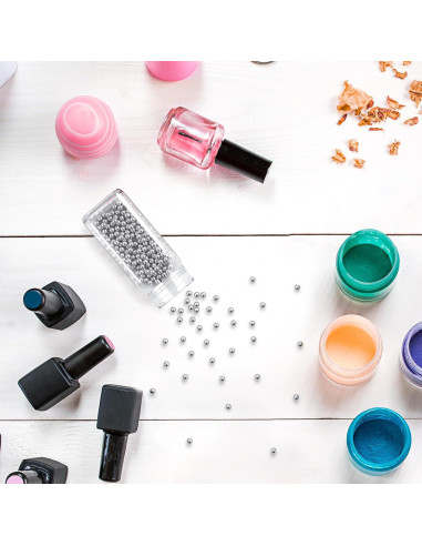 Bolas de Mezcla de Pintura PAGOW 400pcs Acero Inoxidable 3mm