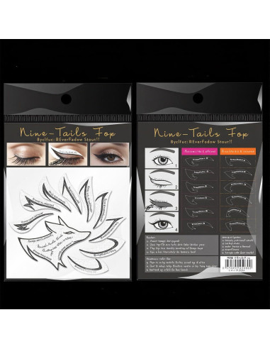 Plantillas de Maquillaje de Ojos The Budsea - 12 Pares Reutilizables