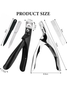 Cortador de Uñas Acrílicas Xorim - Acero Inoxidable, Ergonómico 2