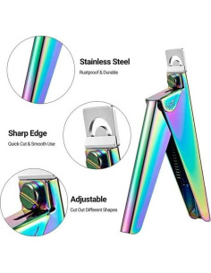 Cortador de Uñas Acrílico Luhaomisky con Medición y Imán 2