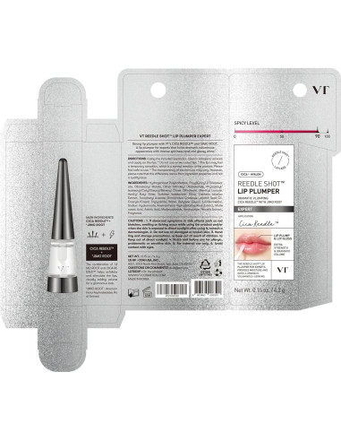 Brillo Labial VTCOSMETICS Reedle Shot 4.3 g Hidratante Transparente