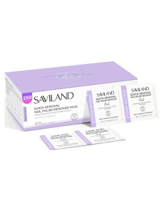 Almohadillas Removedoras de Esmalte de Uñas SAVILAND 250 Pcs