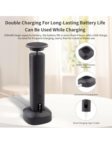 Removedor de Callos Eléctrico FyndAna 2 en 1 Inalámbrico 6 Velocidades