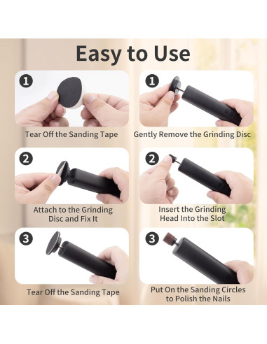 Removedor de Callos Eléctrico FyndAna 2 en 1 Inalámbrico 6 Velocidades