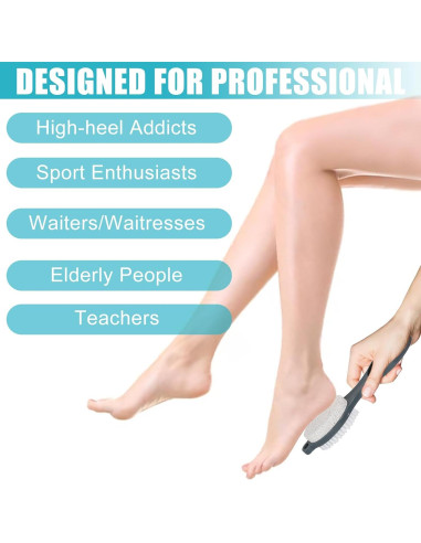 Removedor de Callos 4 en 1 Yclin - Lima de Pies Gris