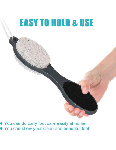 Removedor de Callos 4 en 1 Yclin - Lima de Pies Gris