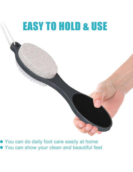 Removedor de Callos 4 en 1 Yclin - Lima de Pies Gris