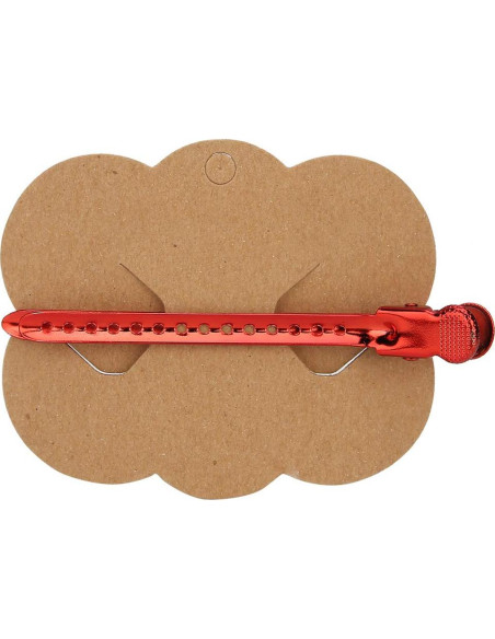 100 Tarjetas de Exhibición de Cartón Kraft Natudeco 7x8.8cm