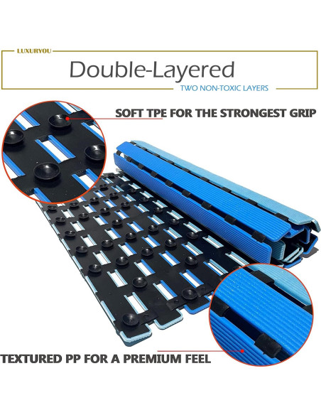 Alfombra Antideslizante LuxurYou 63.5x40.6 cm Doble Capa