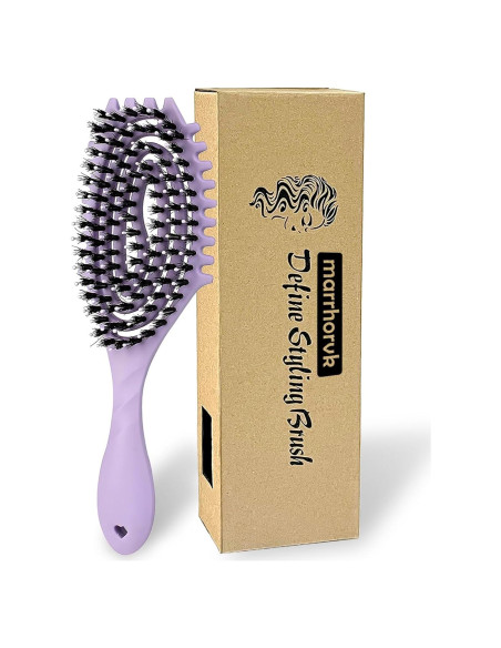 Cepillo Definidor Rizado Marrhorvk Ventilado 28.8cm Púrpura Cepillo Definidor Rizado Marrhorvk Ventilado 28.8cm Púrpura