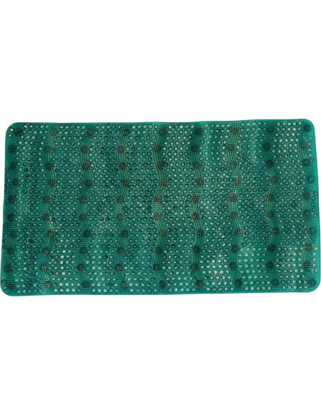 Alfombrilla de Baño Antideslizante Dependable 70 x 38 cm Verde Teal